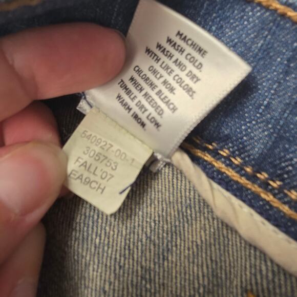 Women's Old Navy "Lowest Rise" 2007 Denim Jean Capris | Size 6 - Picture 10 of 10